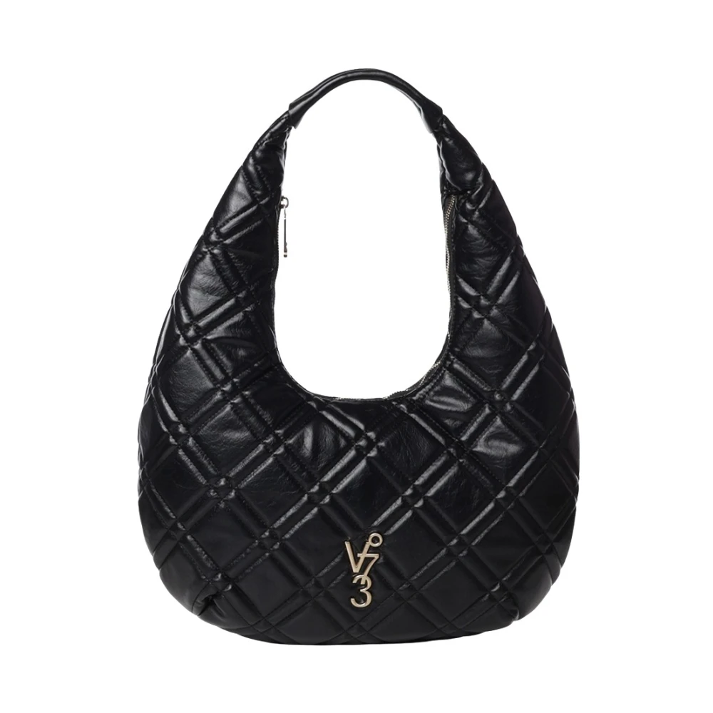 Borsa a Tracolla da donna con Frange V73 Nero - Immagine 3