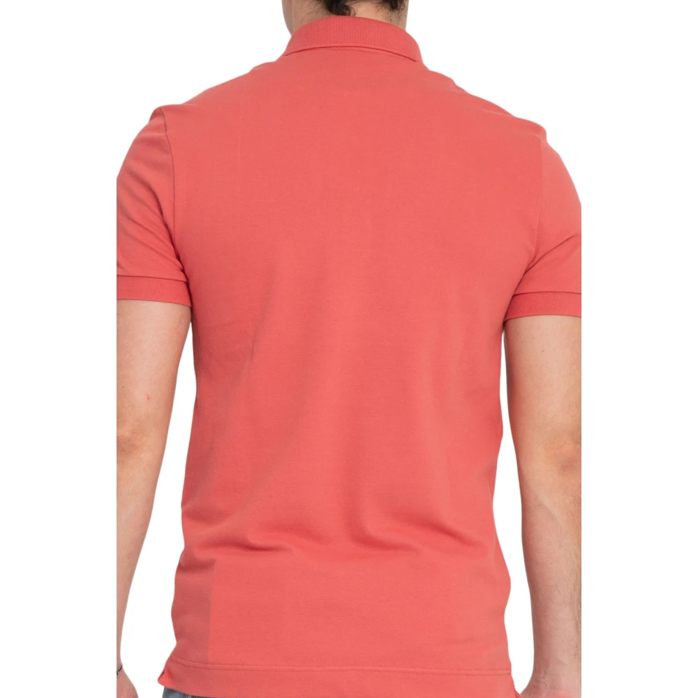 Lacoste Tonal Logo Polo Shirt in Parijs Pink Heren