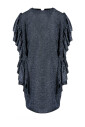 metallic-frill-sleeve-festkjole
