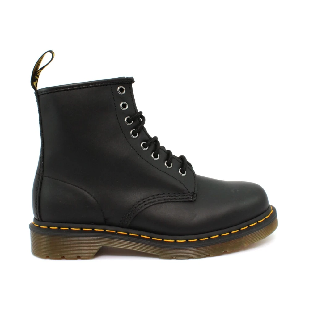 Dr. Martens Women's Black Lace-Up Boots, 5 Uk, 1460 Nappa Leather Lace Up Boots