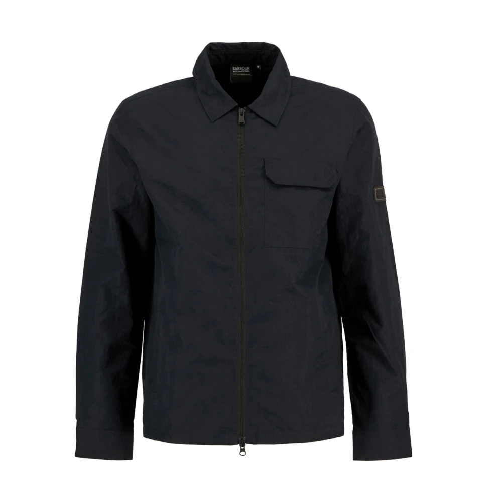 Barbour Uomo Nero - Warren Overshirt - Jackets - S