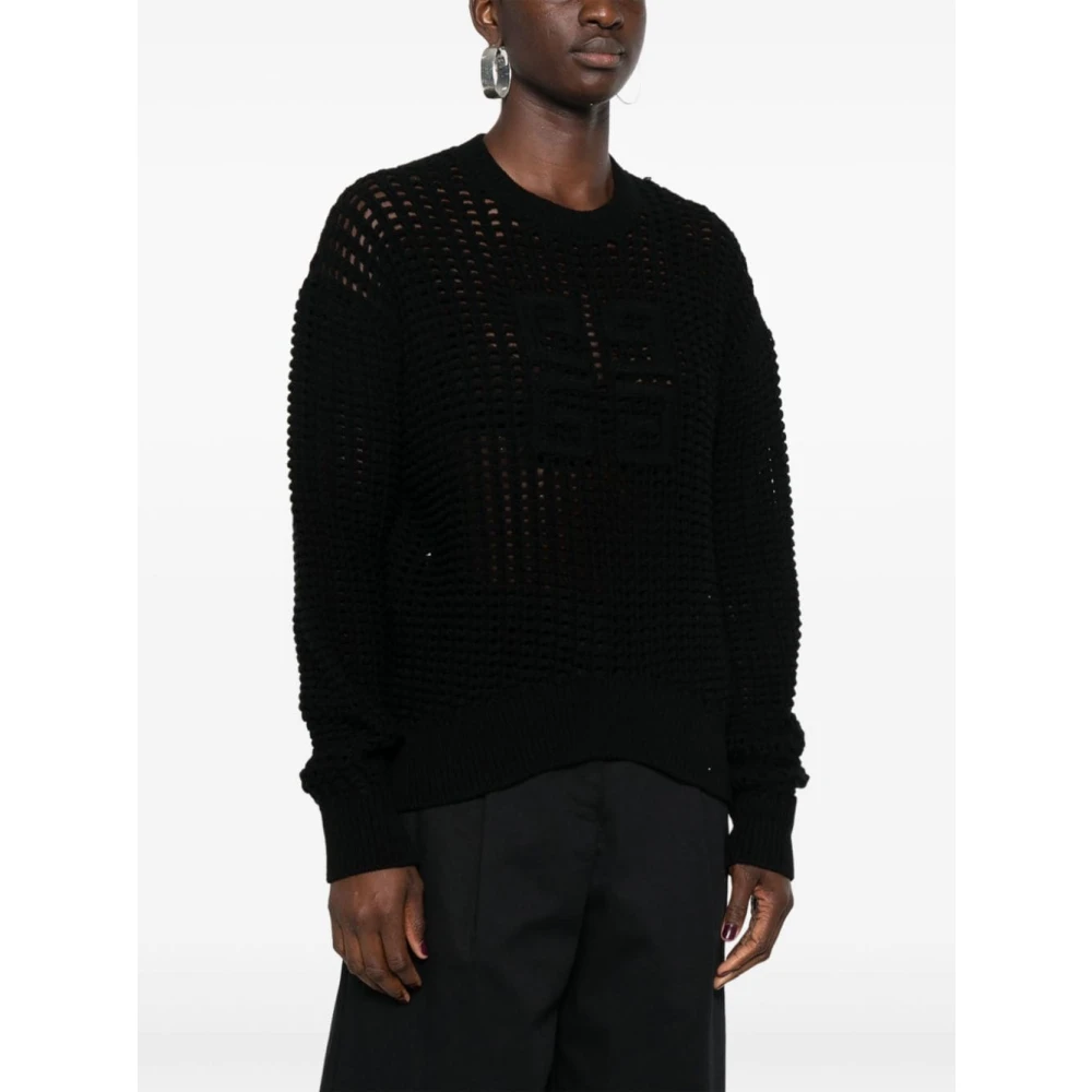 Givenchy 4G trui van wol en kasjmier Black Dames