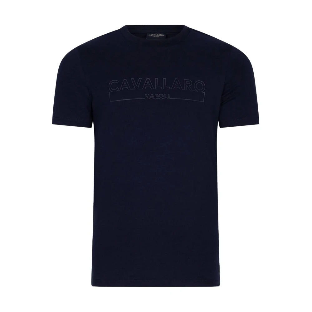 Cavallaro T-shirt korte mouw 117241004 Blue Heren