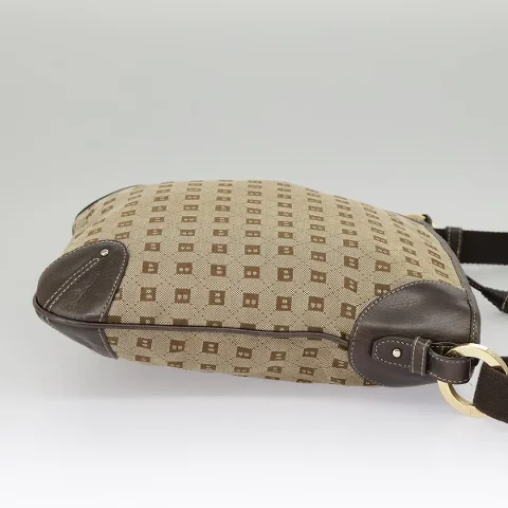 Bally Pre-owned Canvas shoulder-bags Beige Dames