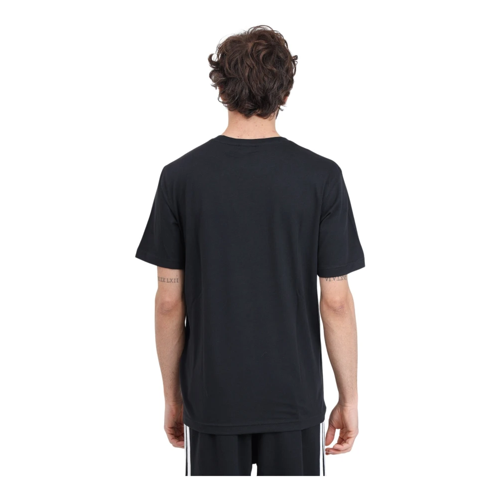 adidas Originals Zwarte Adicolor Trefoil T-shirt Black Heren
