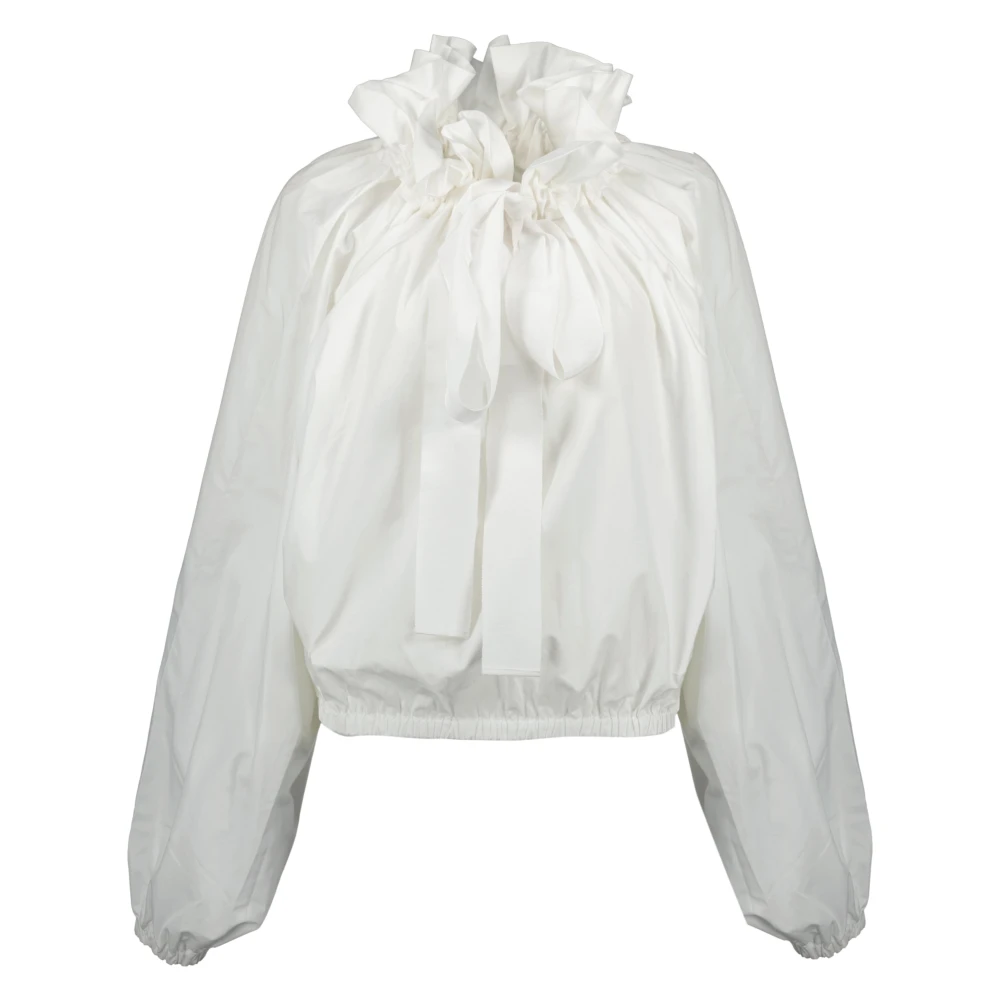 Patou Women's White Cotton Iconic Blouse