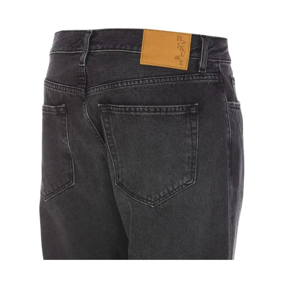 Haikure Klassieke Cropped Jeans Black Heren