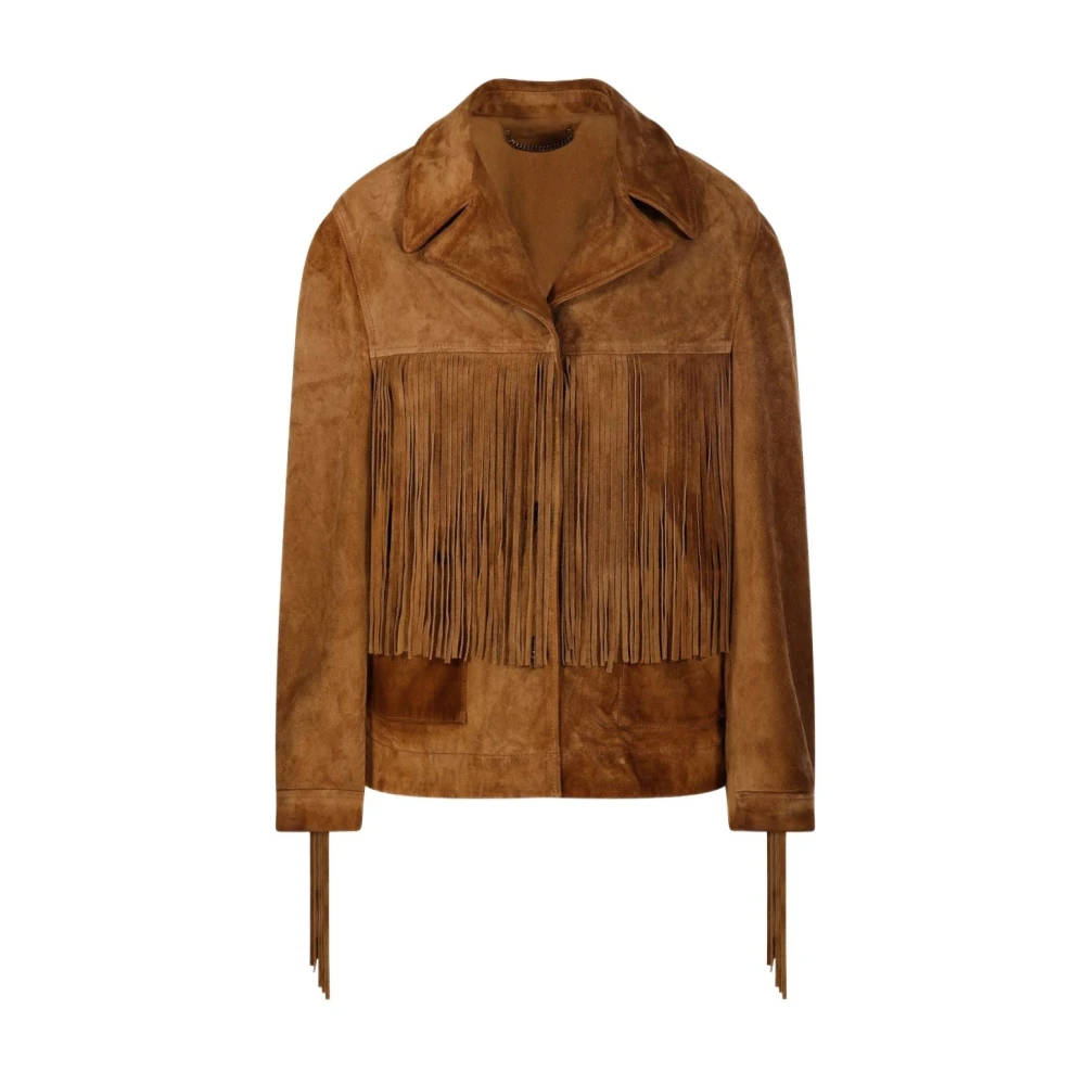 Jackets > Leather Jackets - - Golden Goose - Modalova