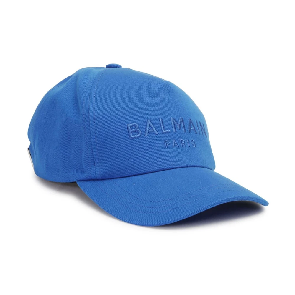 Balmain Blauwe Stijlvolle Hoeden Blue Heren