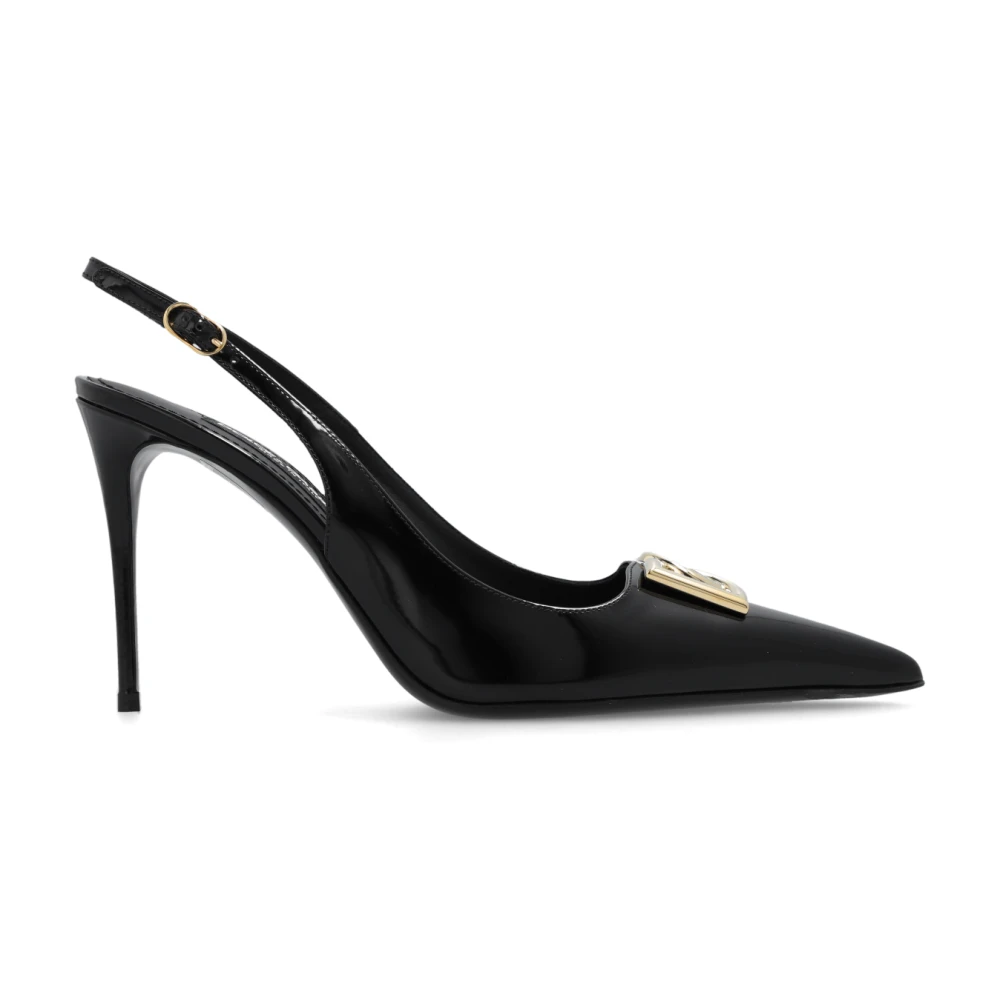 Dolce & Gabbana Women's Black Pumps, 4 Uk, Leather Pumps