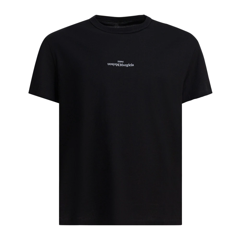 Maison Margiela Hombre Negro Camisetas, Talla: Xl