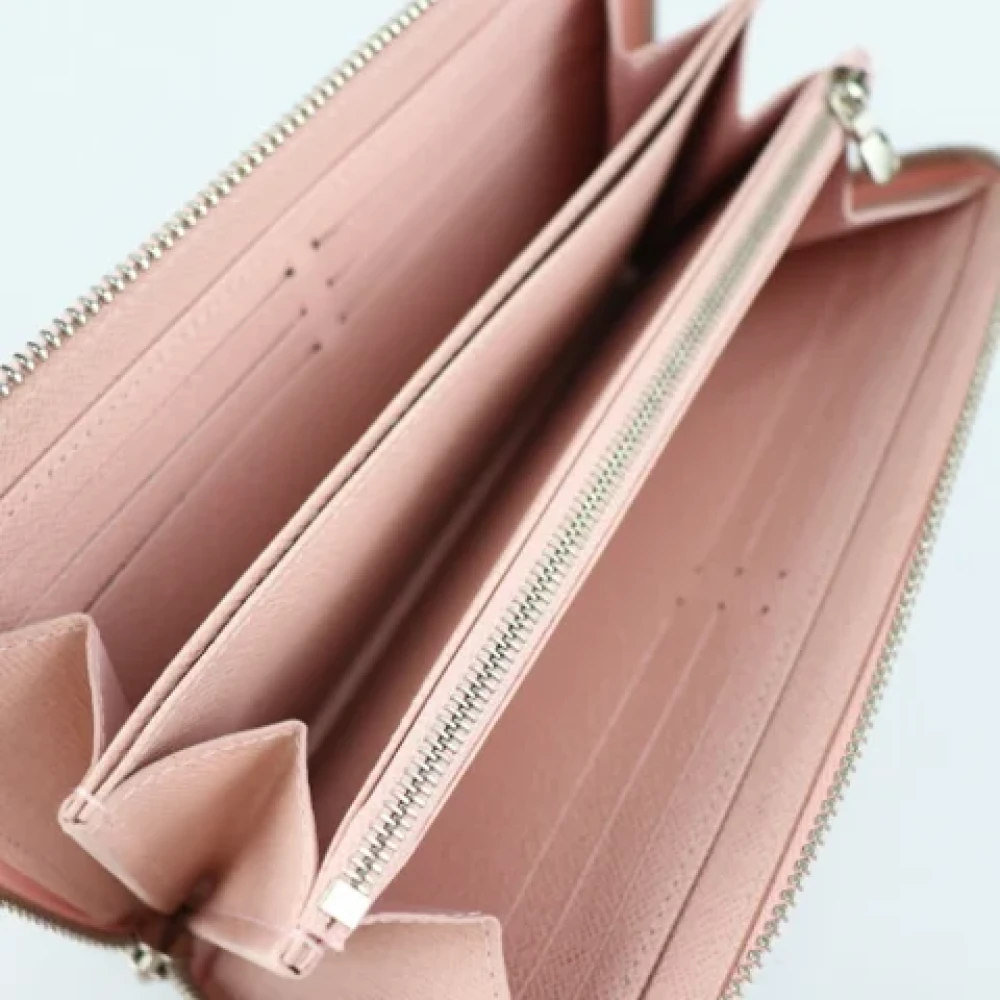 Louis Vuitton Vintage Pre-owned Leather wallets Pink Dames