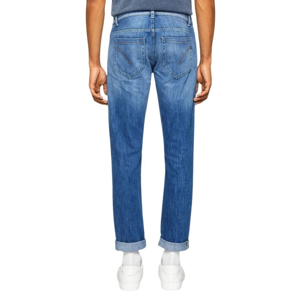 Dondup Denim Jeans George Stijlvolle Collectie Blue Heren
