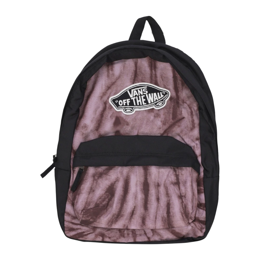 Vans Fudge Zwart Rugzak met Patch Logo Pink Heren