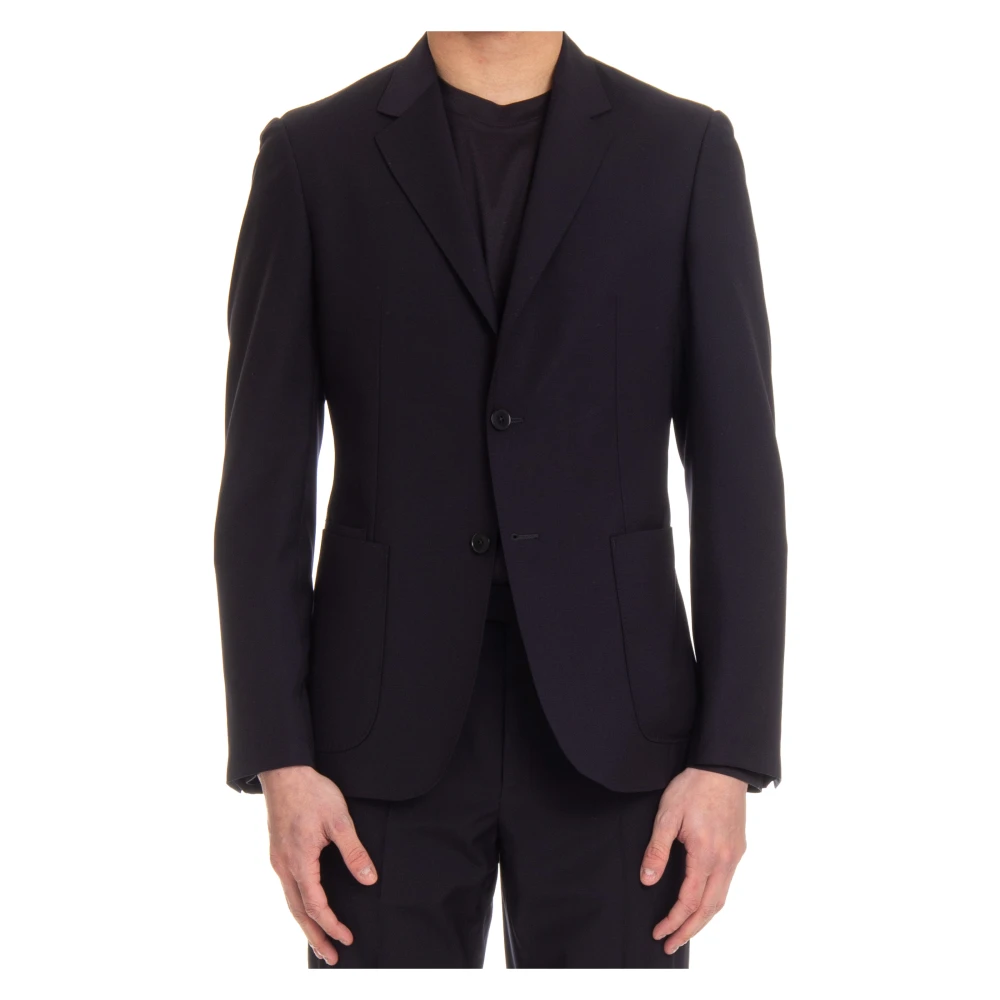 Ermenegildo Zegna Blauwe Wollen Jurk Techmerino™ Blue Heren