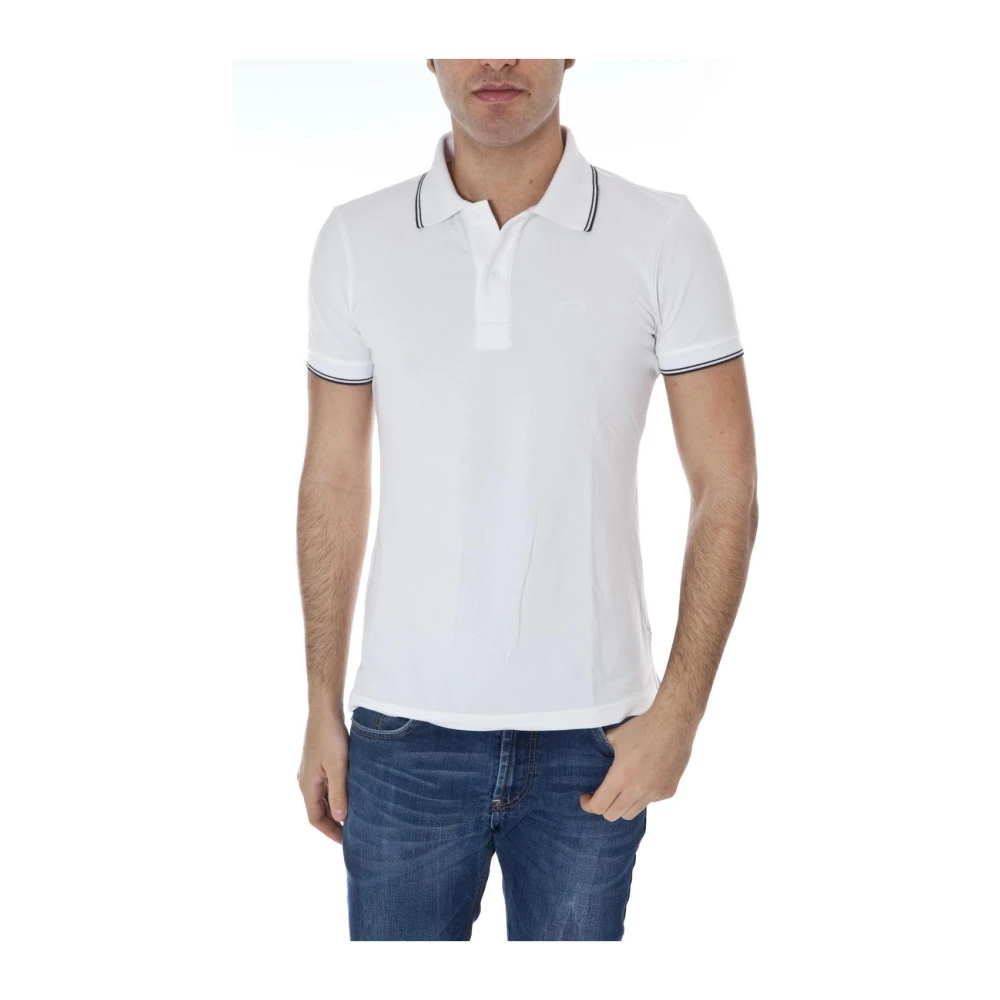 Armani Jeans Polo Shirts White, Herr