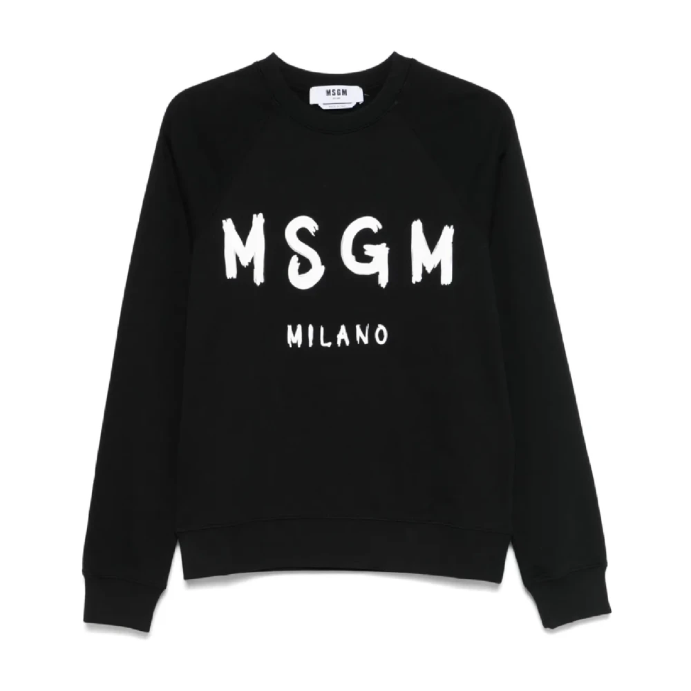 Msgm Donna Nero Felpe, S, New,