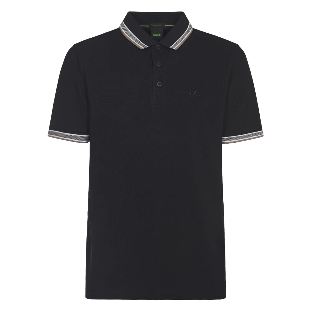 Boss Stijlvolle T-shirts en Polos voor Mannen Black Heren