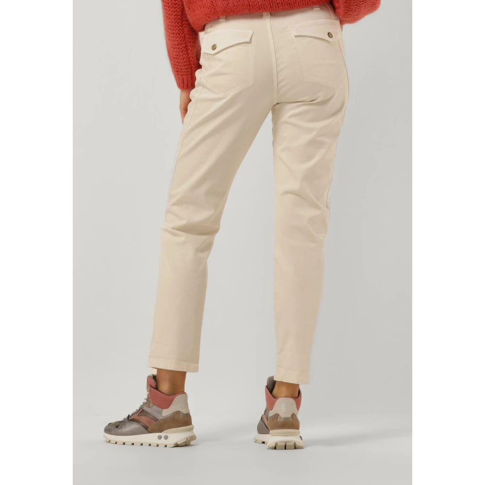 Summum Woman Peachy Stretch Tapered Jeans White Dames