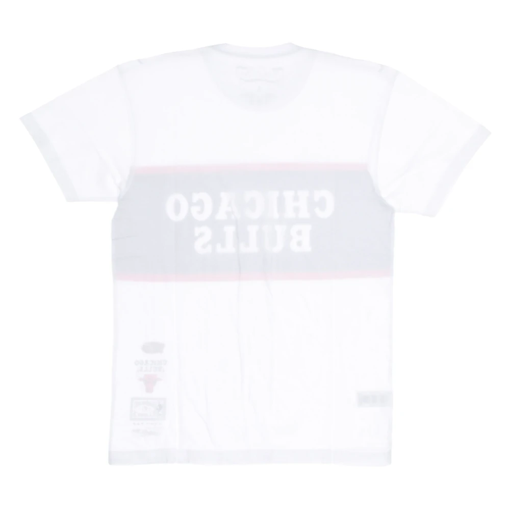 Mitchell & Ness Chicago Bulls NBA Block Tee White Heren