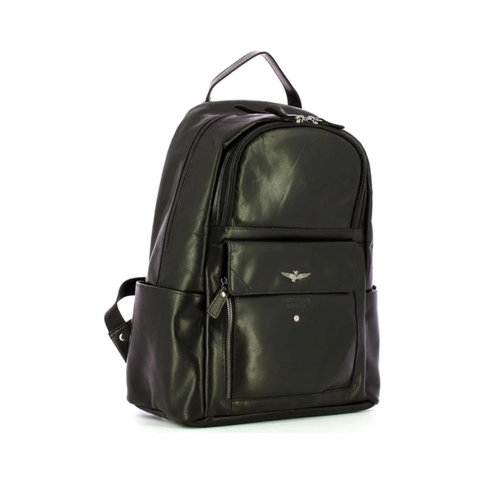 aeronautica militare Vintage Rugzak Am-355 Black Heren