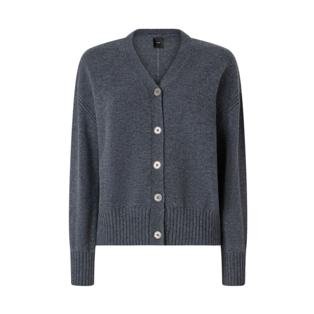 Pinko Vienna Cardigan - Female - Cardigans - Gray - L - Knitwear