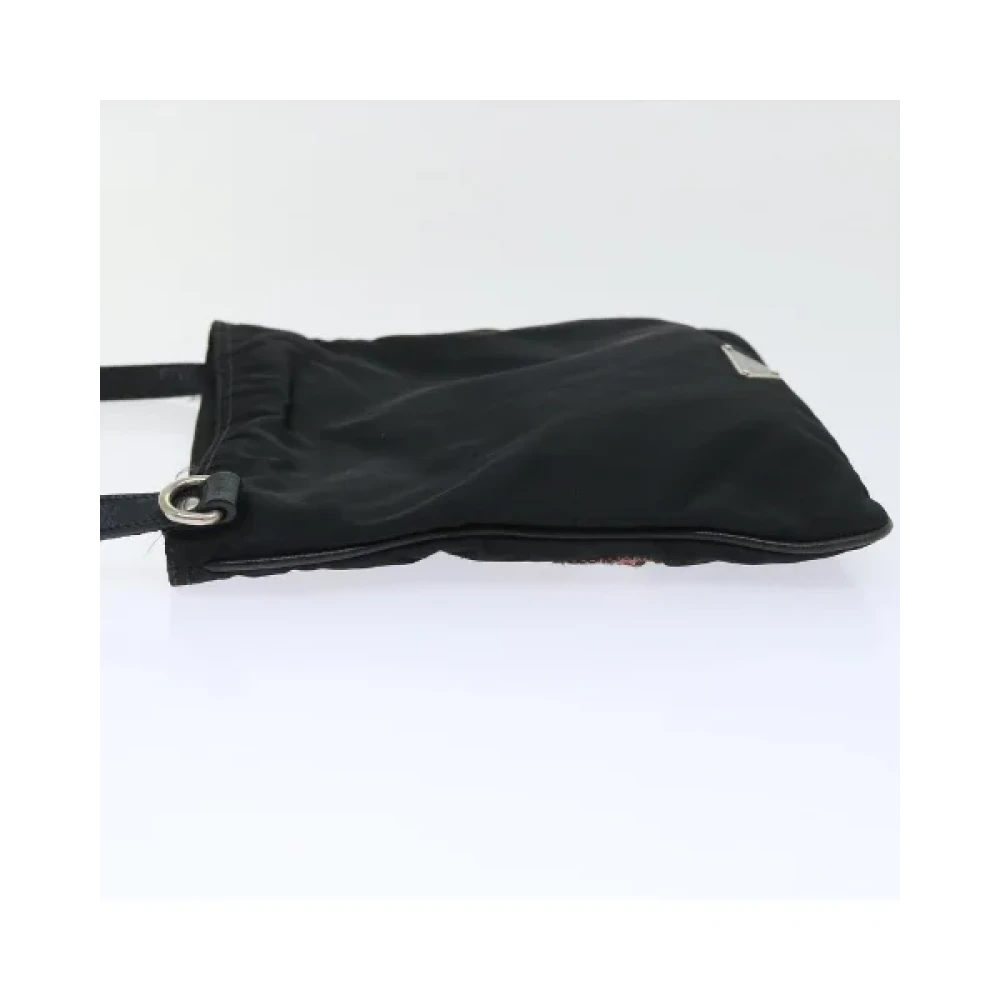 Prada Vintage Pre-owned Nylon prada-bags Black Dames