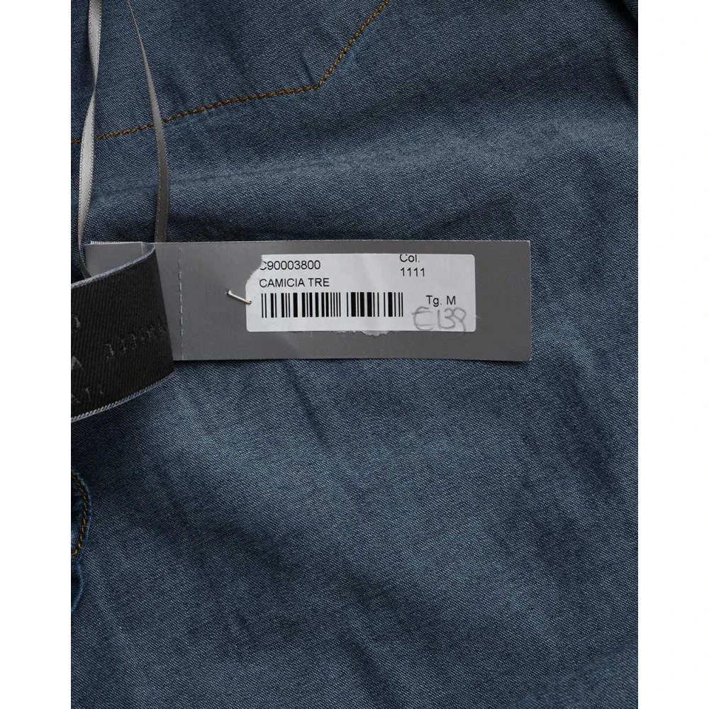 Daniele Alessandrini TRE Shirt Blue Heren