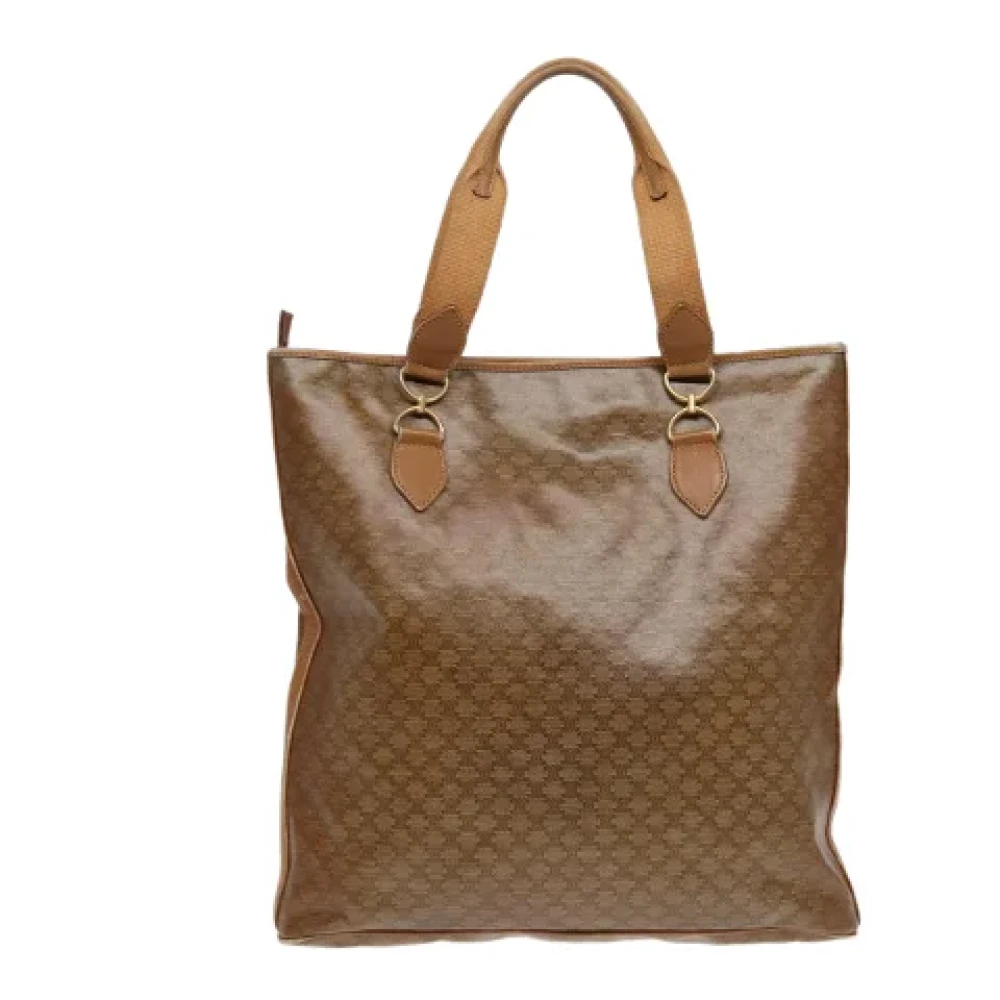 Celine Vintage Pre-owned Canvas totes Beige Dames