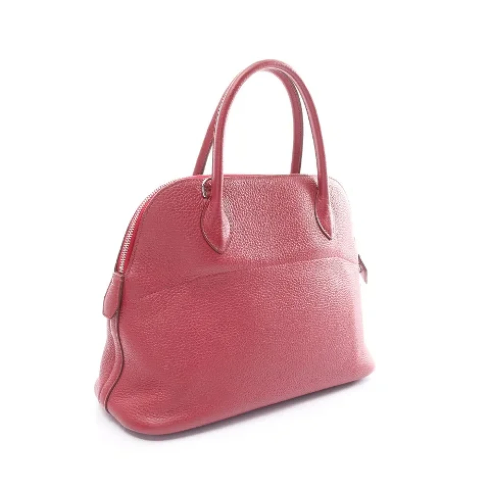 Hermès Vintage Pre-owned Leather handbags Pink Dames