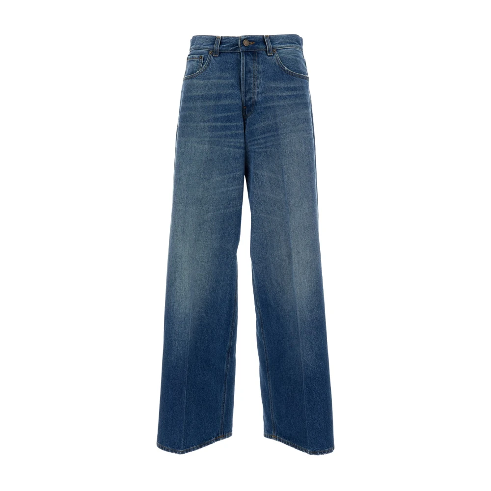 Haikure Women's Blue Wide Jeans, W24, Bethany Jeans