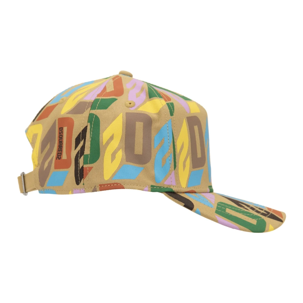 Dsquared2 Monogram Baseball Cap met gespsluiting Multicolor Unisex