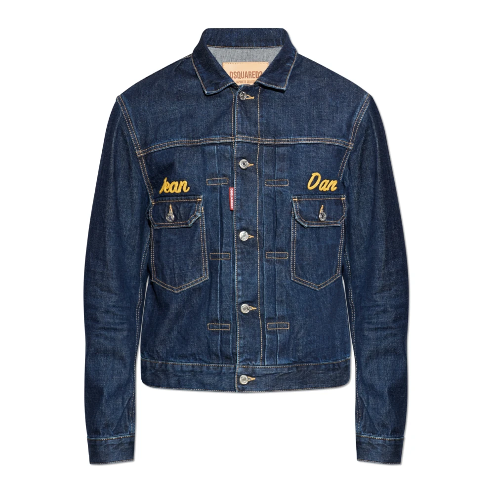 Dsquared2 Men's Blue Denim Jacket - Denim Jackets - M - Jackets