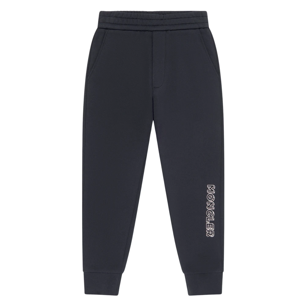 Moncler Boys Blue Sweatpants,, Logo Joggers Size 4 Y