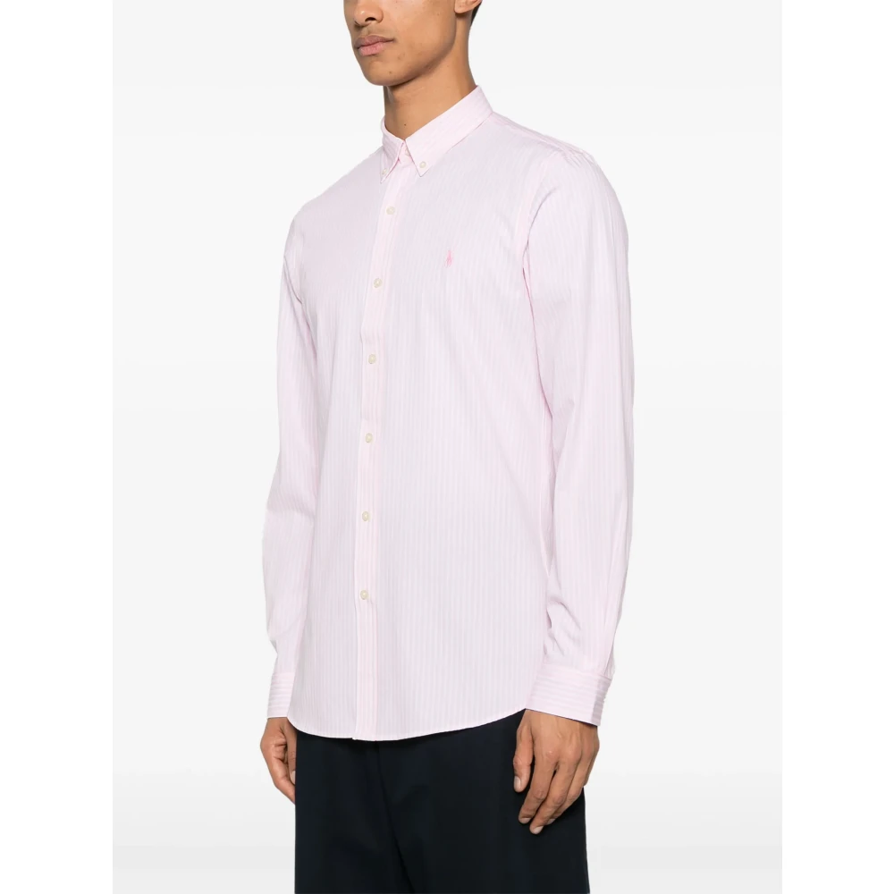 Polo Ralph Lauren Roze Button-Down Shirt met Pony Logo Pink Heren