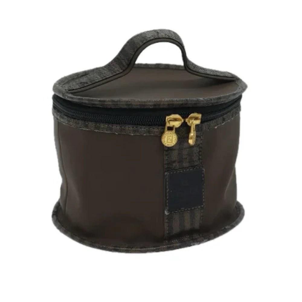 Fendi Vintage Pre-owned Canvas handbags Brown Dames