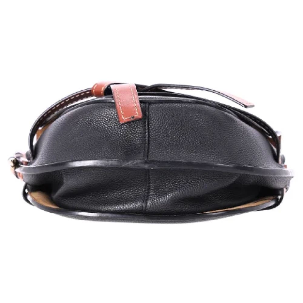 Loewe Pre-owned Leather shoulder-bags Black Dames