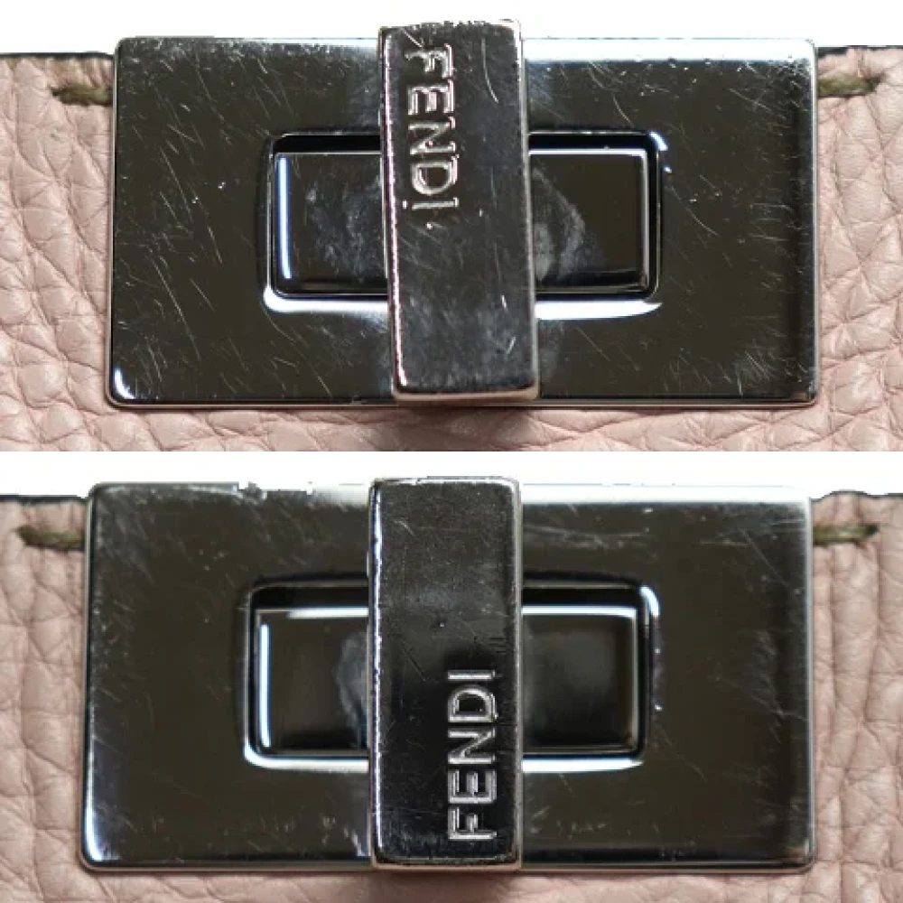 Fendi Vintage Pre-owned Leather fendi-bags Pink Dames