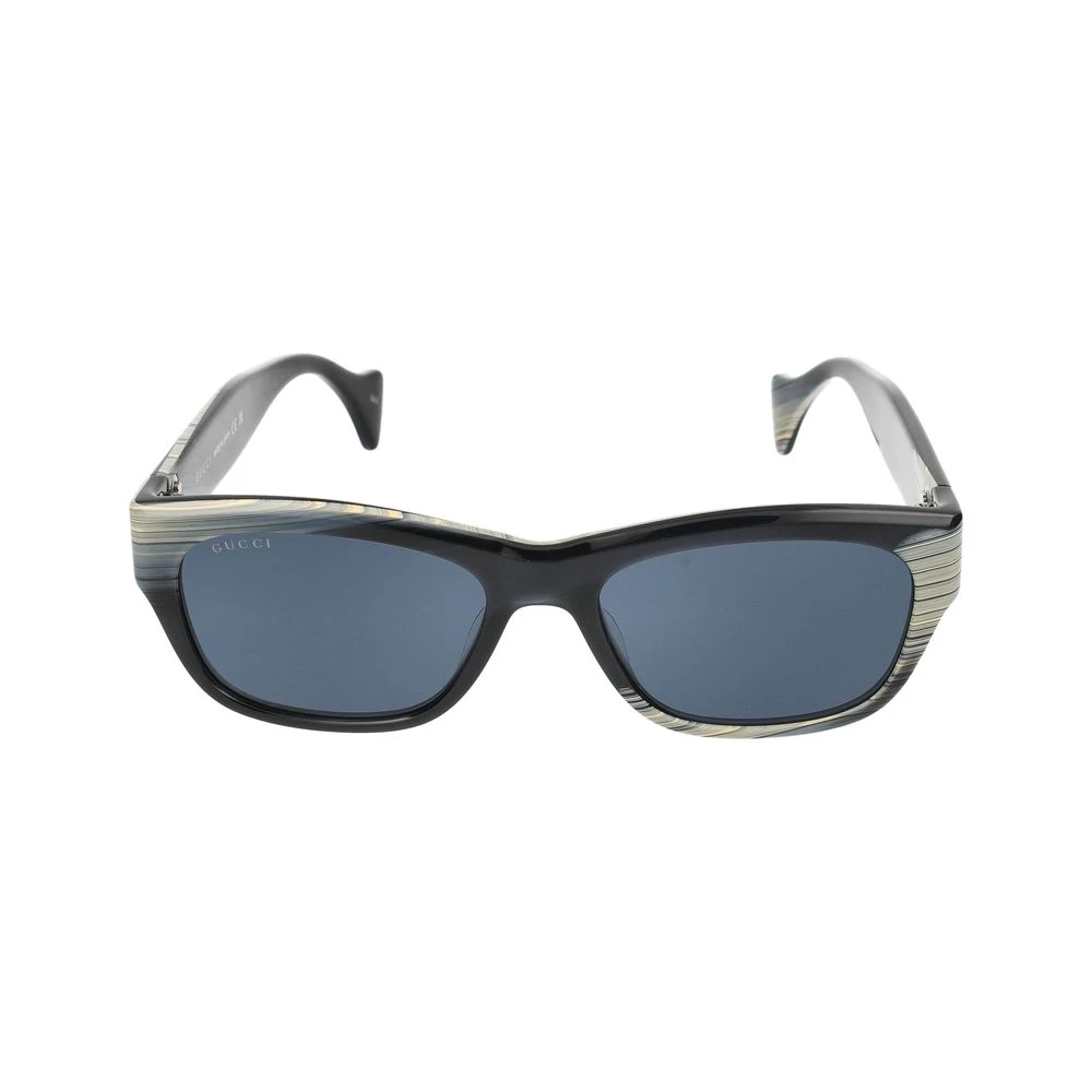 Gucci Men's Black Stylish Sunglasses Blue - Sunglasses - 55 Mm - Accessories
