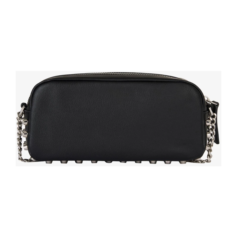 John Richmond Schoudertas met rits Black Dames
