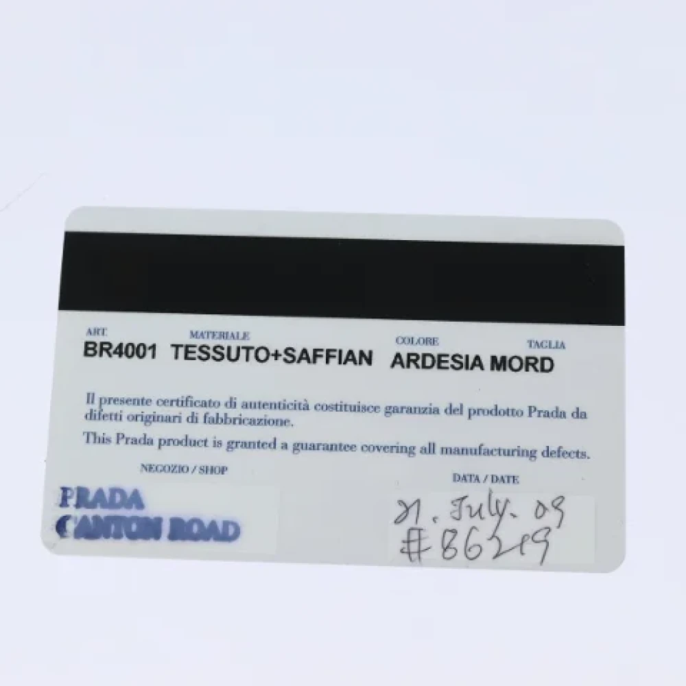 Prada Vintage Pre-owned Nylon totes Green Dames