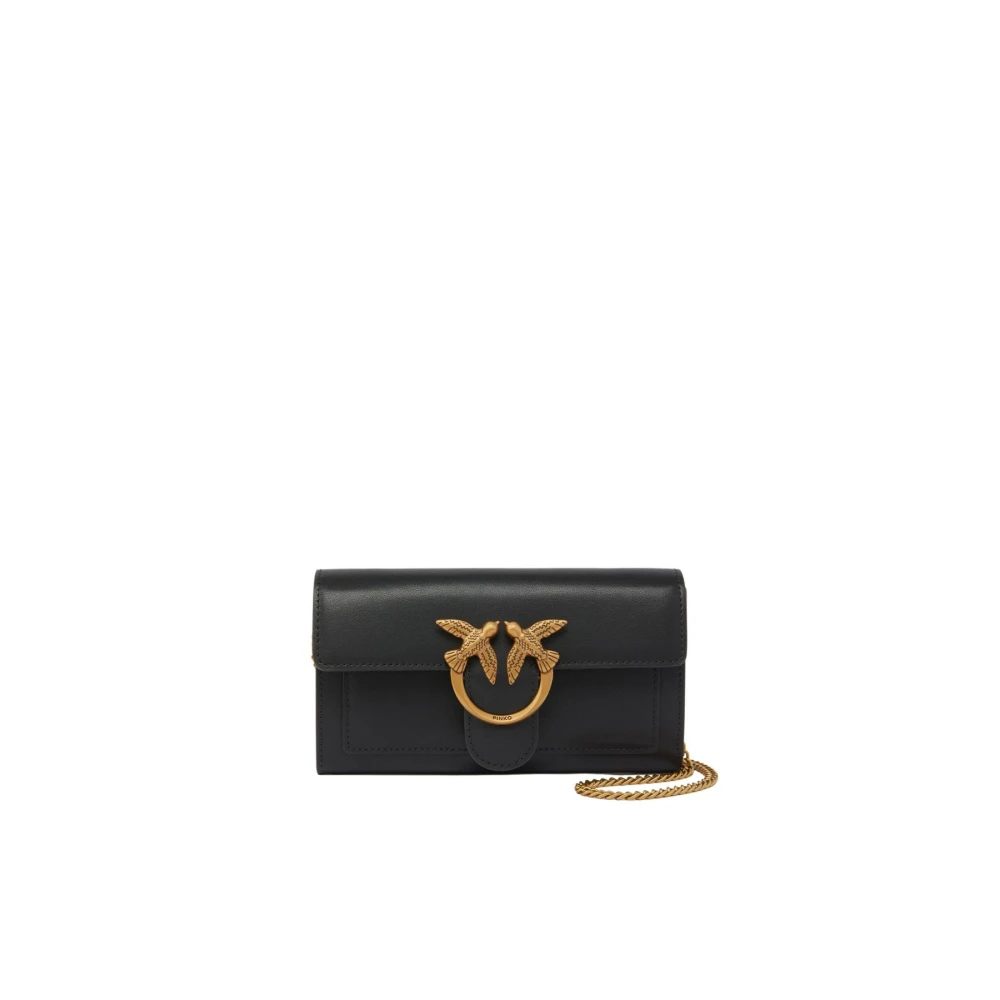 Pinko Women's Black Stylish Handbag For Fashionable - Cross Body Bags - One Size - Bags