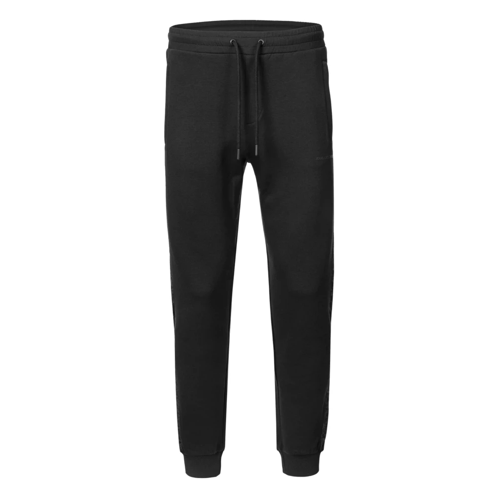Karl Lagerfeld Uomo Nero - Pantaloni Da Tuta Slim Fit - Trousers - Xl