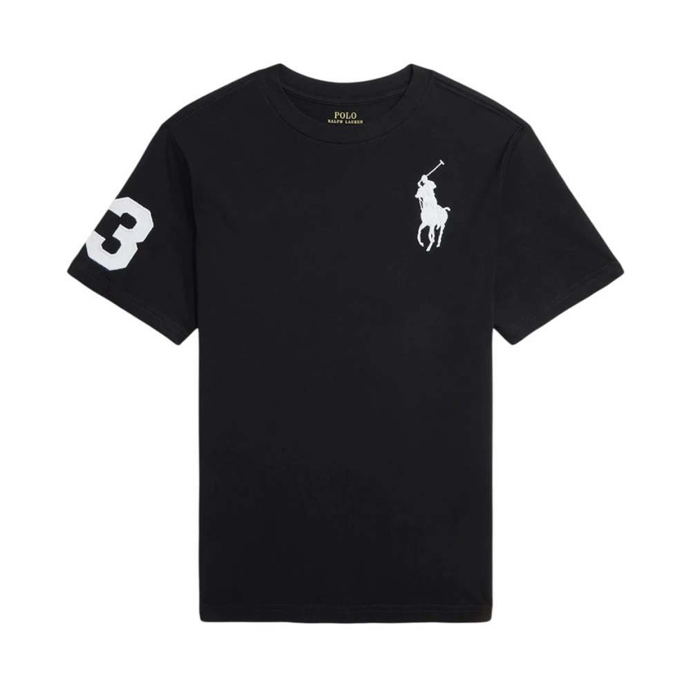 Ralph Lauren Short Sleeve Big Pony T-Shirt Black Heren