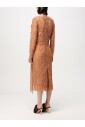 robe-midi-en-dentelle-marron-avec-detail-de-fleur