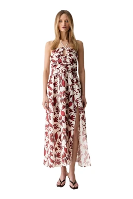 Floral Ruched Dress
