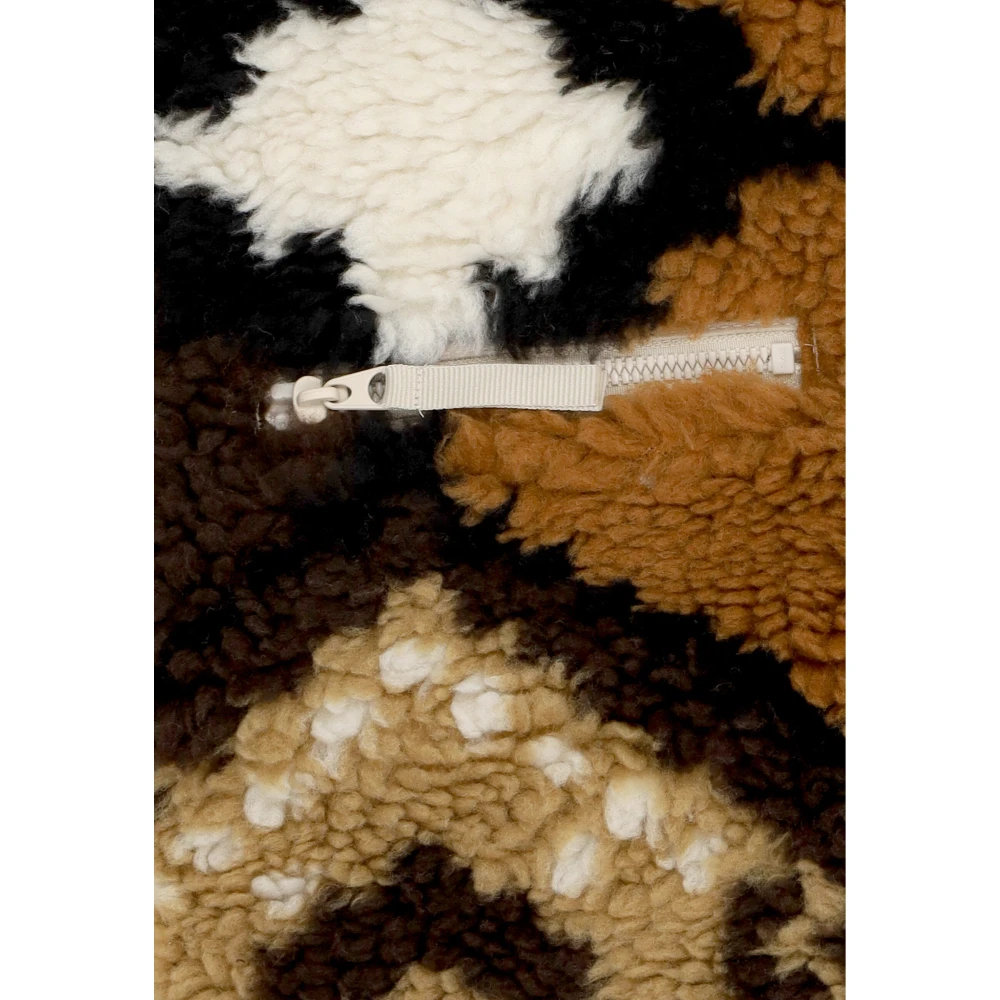 Obey Marokkaans Tapijt Sherpa Jas Bruin Multi Multicolor Heren