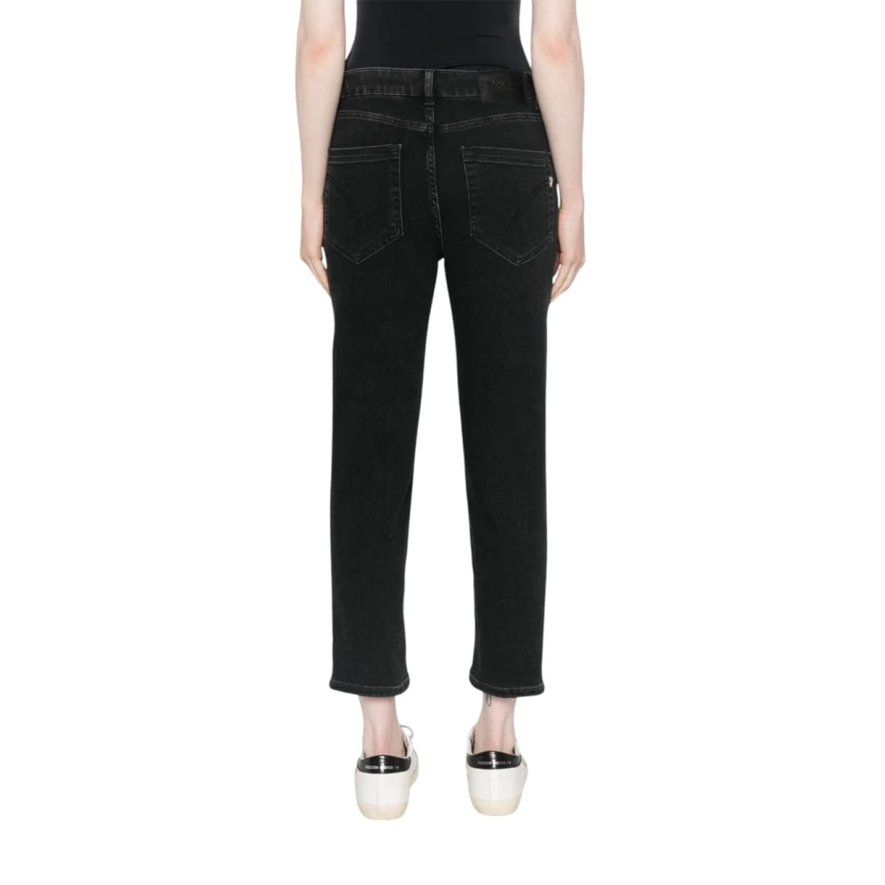 Dondup Klassieke Denim Jeans voor Mannen Black Dames