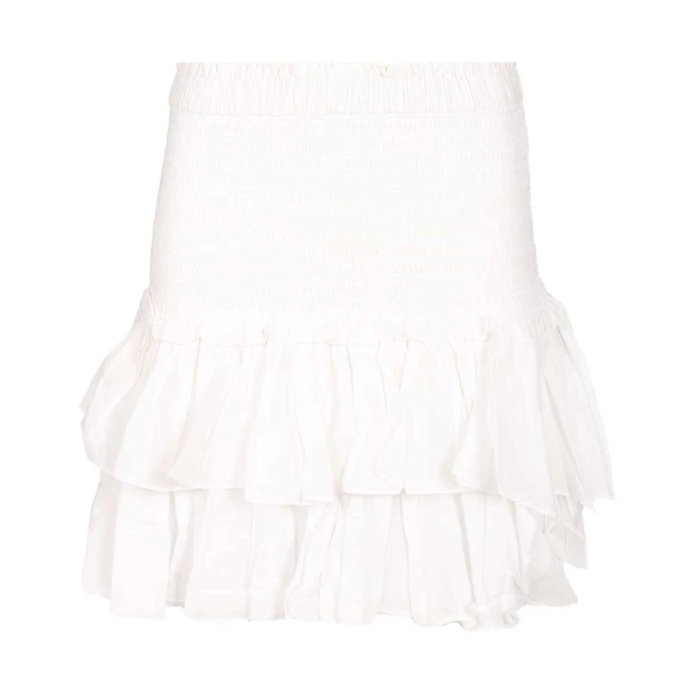 Marant Étoile Women's White Short Skirts, Xs, Naomi Skirt
