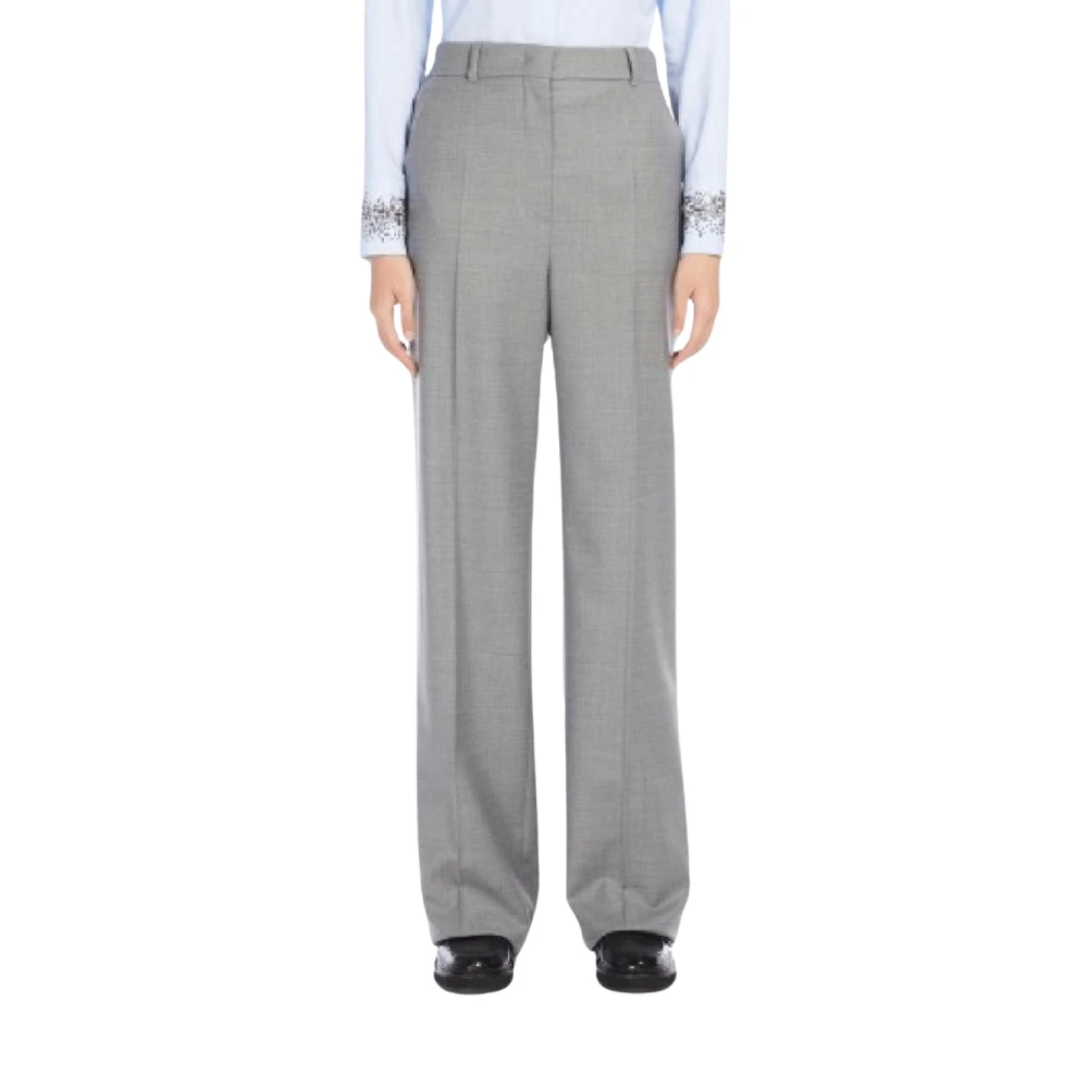 Max Mara Stijlvolle broek voor vrouwen Gray Dames